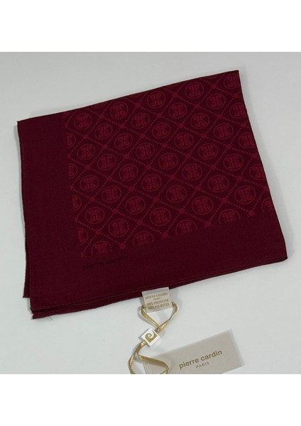 Elegans Monogram Eşarp - 1090750 -941 Bordo modelleri