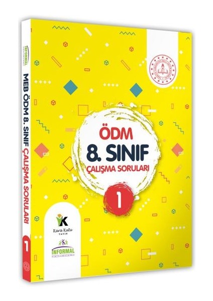 Lgs Meb Çalışma Soruları Soru Bankası Ödm 8.sınıf Çalışma Kitabı 1 (Renkli Baskı A4 Boyut)