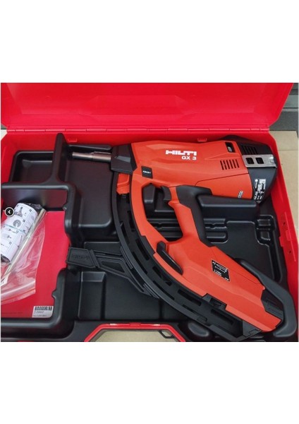 Avantajlı Paket Hılti Gx3 Yeni Nesil Gazlı Çivi Çakma Tabanca ve 6 Kutu Çivigaz