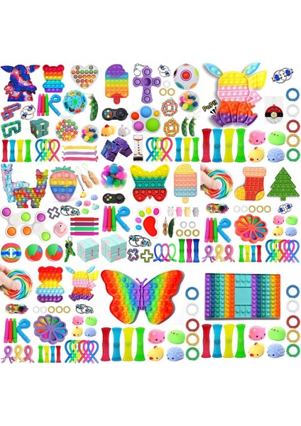 Dun Stili 148 Tasarım Fidget Oyuncak Seti Kutusu Duyusal Fidget Oyuncaklar Paketi Çocuklar Yetişkinler Için Topu Paketi Антистресс Sıcak (Yurt Dışından)