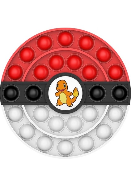 No.69 Tarzı Pop It Pokemon Pikachu Charizard Topu Sıkıştırılabilir Duyusal - Kawaii Spopg Situ Itme Kabarcık Sıkıştırma (Yurt Dışından)