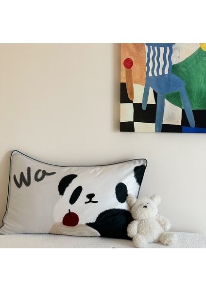 Ince Yastık Kılıfı Panda Tavşan Karikatür Buz Ipek Yastık Kılıfı Yastık Havlu Yastık Kılıfı Yastık Kılıfı Deri (Yurt Dışından)