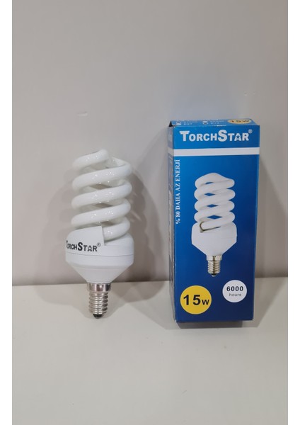 /E14/2700K/15W/750LUMEN/ %80 Daha Az Enerji