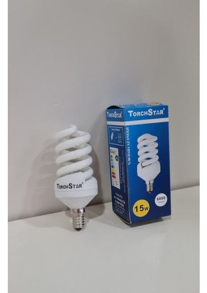 /E14/2700K/15W/750LUMEN/ %80 Daha Az Enerji