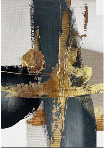 Gri-Gold Renk Soyut Çiçek Desenli Kombini 01 |Temperli Çerçeveli Cam Tablo 2'li Dikey fiyatları