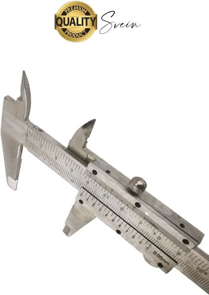 Premium Endüstriyel Hassas Ölçüm Mekanik Kumpas Analog Mikrometre Derinlik Genişlik 150 x 0.02 mm indirimleri