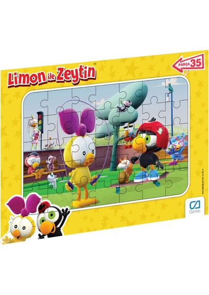 C&a Games Limon ile Zeytin-2 Lisanslı 35 Parça Frame Puzzle