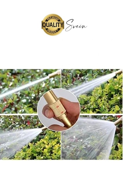 Yüksek Basınçlı Tazyikli Ayarlanabilir Hortum Başlığı Bahçe Sulama Araba Yıkama Güverte Dış Cephe fiyatları