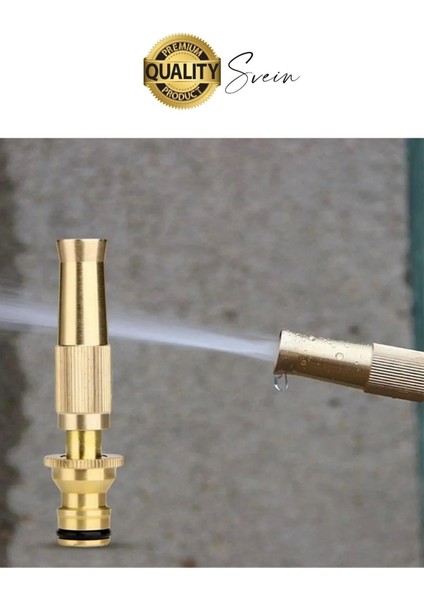 Yüksek Basınçlı Tazyikli Ayarlanabilir Hortum Başlığı Bahçe Sulama Araba Yıkama Güverte Dış Cephe indirimleri