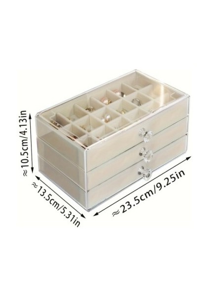 Üç Katlı Takı Organizeri