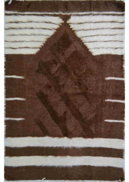 Tiftik Yünden El Dokuma Siirt Battaniyesi 80 x 120 cm (0.96 M²)