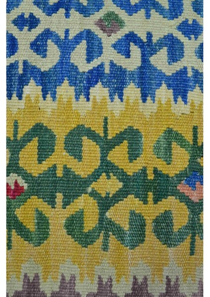 El Dokuma Renkli Kirmen Yünü ve Doğal Kök Boya Kilim 120 x 180 cm (2.16 M²) fırsatları
