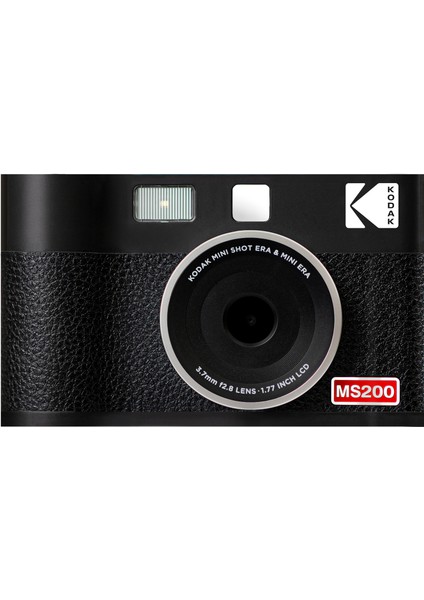 Mini Shot 2 Era - Siyah Filmli Fotoğraf Makinesi / 8 Baskılık Tanışma Seti fırsatları