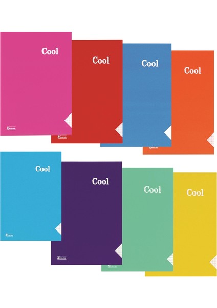 A5 Çizgili Cool Defter 60 Yaprak Pp Kapak Dikişli