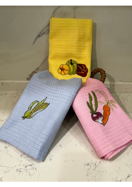 6'lı Mutfak Havlusu Meyveli Set 50 x 70 cm modelleri