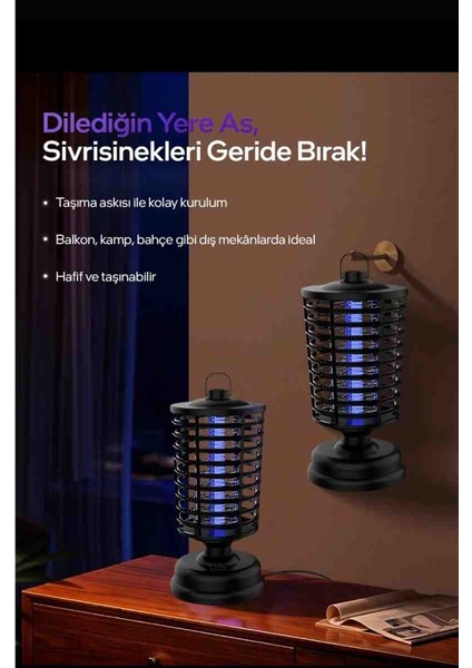 Elektrikli Ev Tipi Masa Üstü Sivrisinek Sinek Öldürücü Cihaz, Cız Lamba Mor Işık fiyatları
