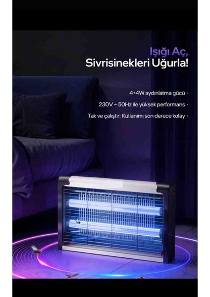 Elektrikli Sivri Sinek Öldürücü,Sivrisinek Kovucu,Sineksavar Cız Zincir Askılı Mavi Işıklı modelleri