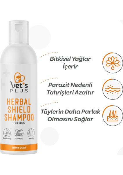 Herbal Shield Cilt ve Tüy Bakımı İçin Köpek Şampuanı 250ml