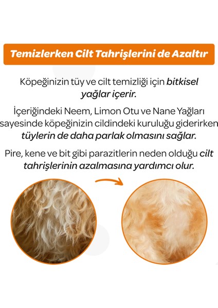 Herbal Shield Cilt ve Tüy Bakımı İçin Köpek Şampuanı 250ml