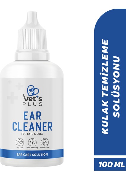 Kedi ve Köpekler İçin Kulak Temizleme Solüsyonu 100ml