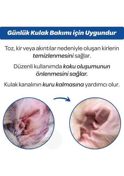 Kedi ve Köpekler İçin Kulak Temizleme Solüsyonu 100ml