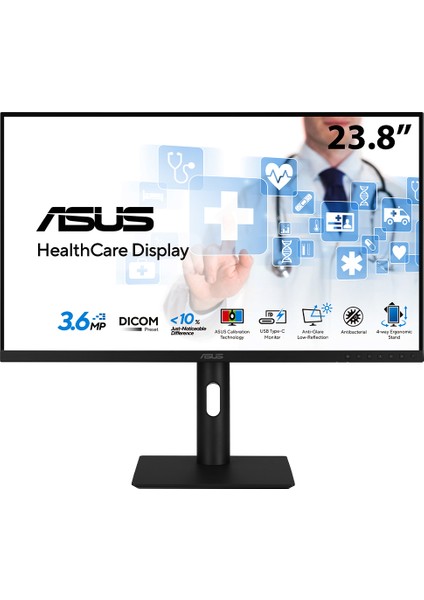 Sağlık HA2441A 23.8 IPS 2560X1440 5ms 75Hz 300CD Dp HDMI Usb-C Vesa