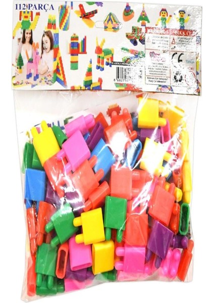 Poşette 112 Parça Sihirli Bloklar YK-030