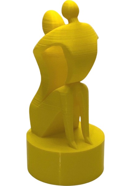 3D Anne ve Çocuk Figürlü Biblo Büst modelleri
