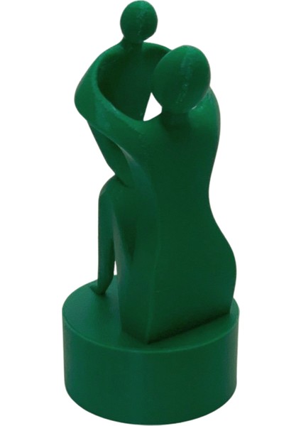 3D Anne ve Çocuk Figürlü Biblo Büst