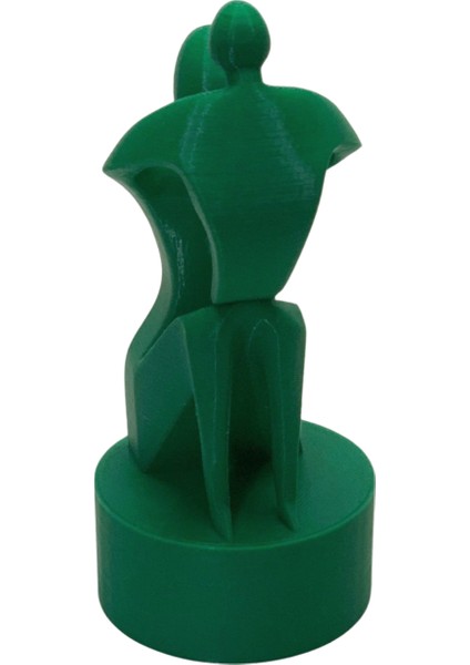 3D Anne ve Çocuk Figürlü Biblo Büst
