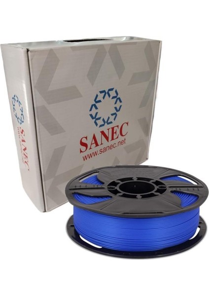 Sanec Filament Pla + 1.75MM 300GR. Plus - Mavi