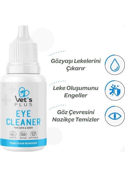 Kedi ve Köpekler Için Gözyaşı Lekesi Temizleme Solüsyonu 50ML fiyatları