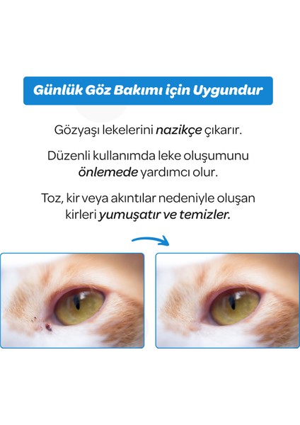 Kedi ve Köpekler Için Gözyaşı Lekesi Temizleme Solüsyonu 50ML fırsatları