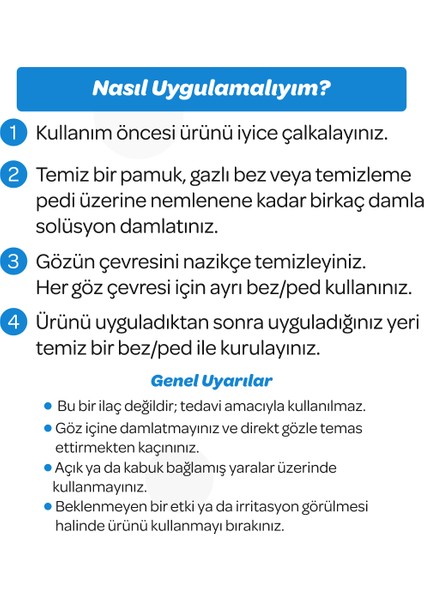 Kedi ve Köpekler Için Gözyaşı Lekesi Temizleme Solüsyonu 50ML