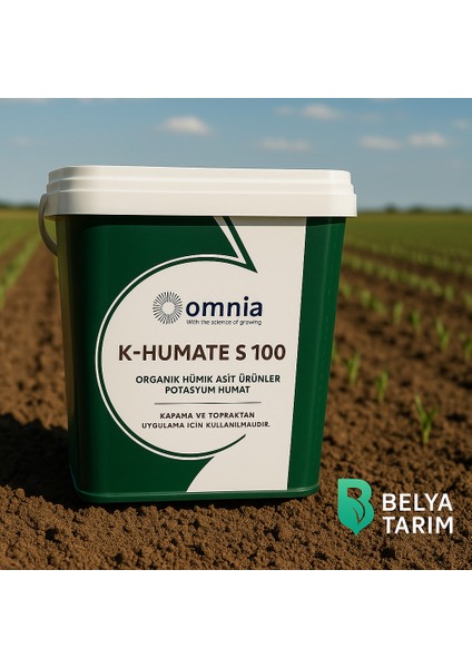 Leonardit Kaynaklı Potasyum Humat K-Humate S100 Organik Kök Güç Verim Artırıcı 10 kg