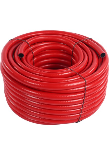 Kaynak Oksijen Asetilen Hortumu Renk Kırmızı (Iç Çap 8 mm ) (50 Metre )