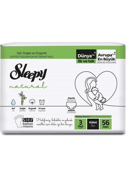 Natural Jumbo 2 Li Bez No:3 Midi 56 Lı