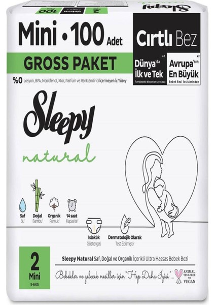 Bez Natural Gross Mini 100 Lü