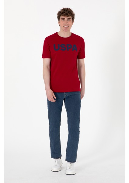Erkek Bordo Tişört Basic 50297988-VR014