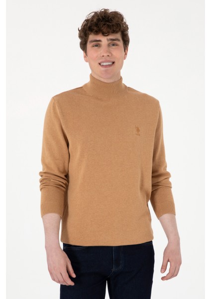 Erkek Camel Melanj Kazak /triko 50288887-VR122