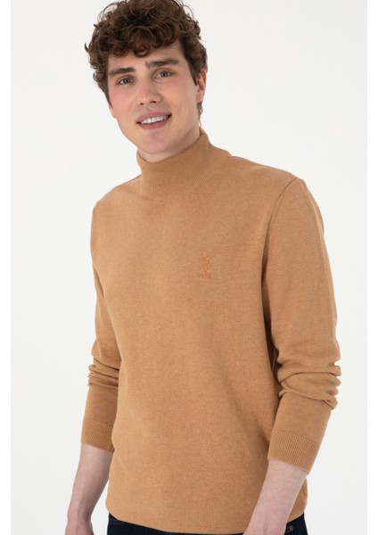 Erkek Camel Melanj Kazak /triko 50288887-VR122 modelleri
