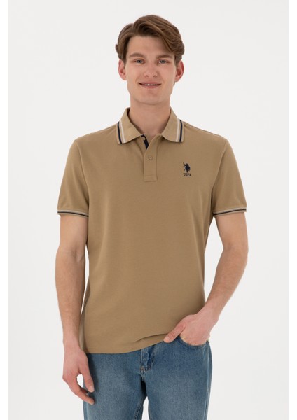 Erkek Haki Tişört Basic 50306011-VR027