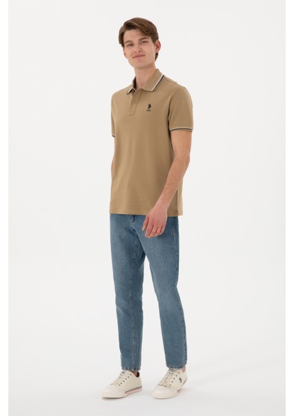 Erkek Haki Tişört Basic 50306011-VR027 indirimleri