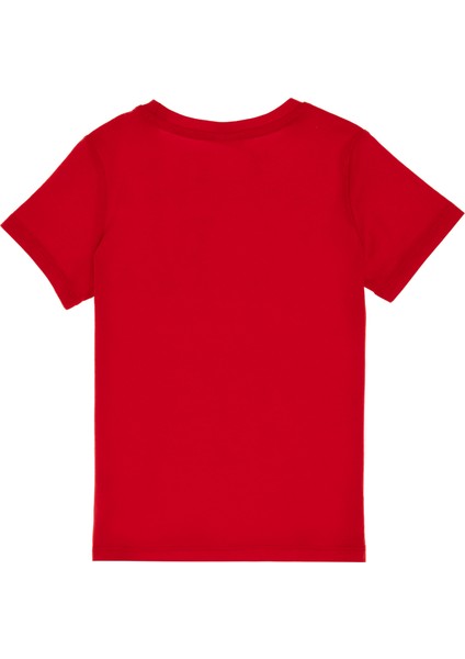 Kız Çocuk Kırmızı Tişört Basic 50306042-VR030