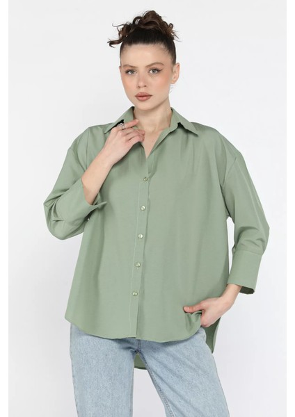 Kadın Basic Salaş Gömlek P-00016027