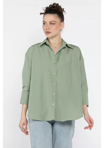 Kadın Basic Salaş Gömlek P-00016027