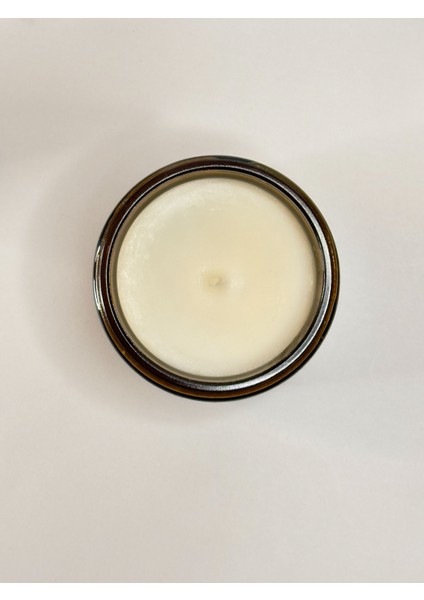 Limon, Lavanta & Sandal Ağacı Kokulu Özel Seri 250 cc Amber Cam Kavanoz Aromaterapi Mumu
