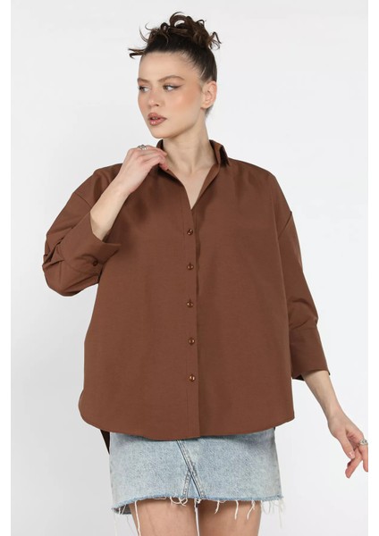 Kadın Basic Salaş Gömlek P-00016027