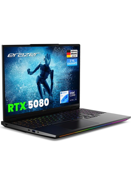 Beast 16 X1 MD62733 Intel Ultra 9 275HX 32GB Ram 2tb SSD RTX5080 16" 300Hz Qhd+ W11H Oyuncu Laptop