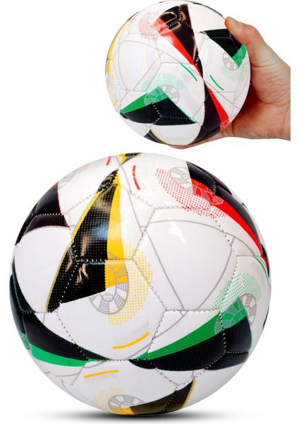 Hentbol Topu Renkli Euro Parlak Katmanlı Çocuk Mini Futbol Topu No:1 Iç Mekan Minik Top F88